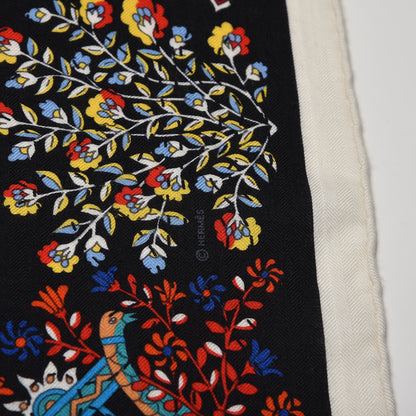 Hermes Cashmere Silk Pique Fleuri de Provence Shawl 140 4 of 5