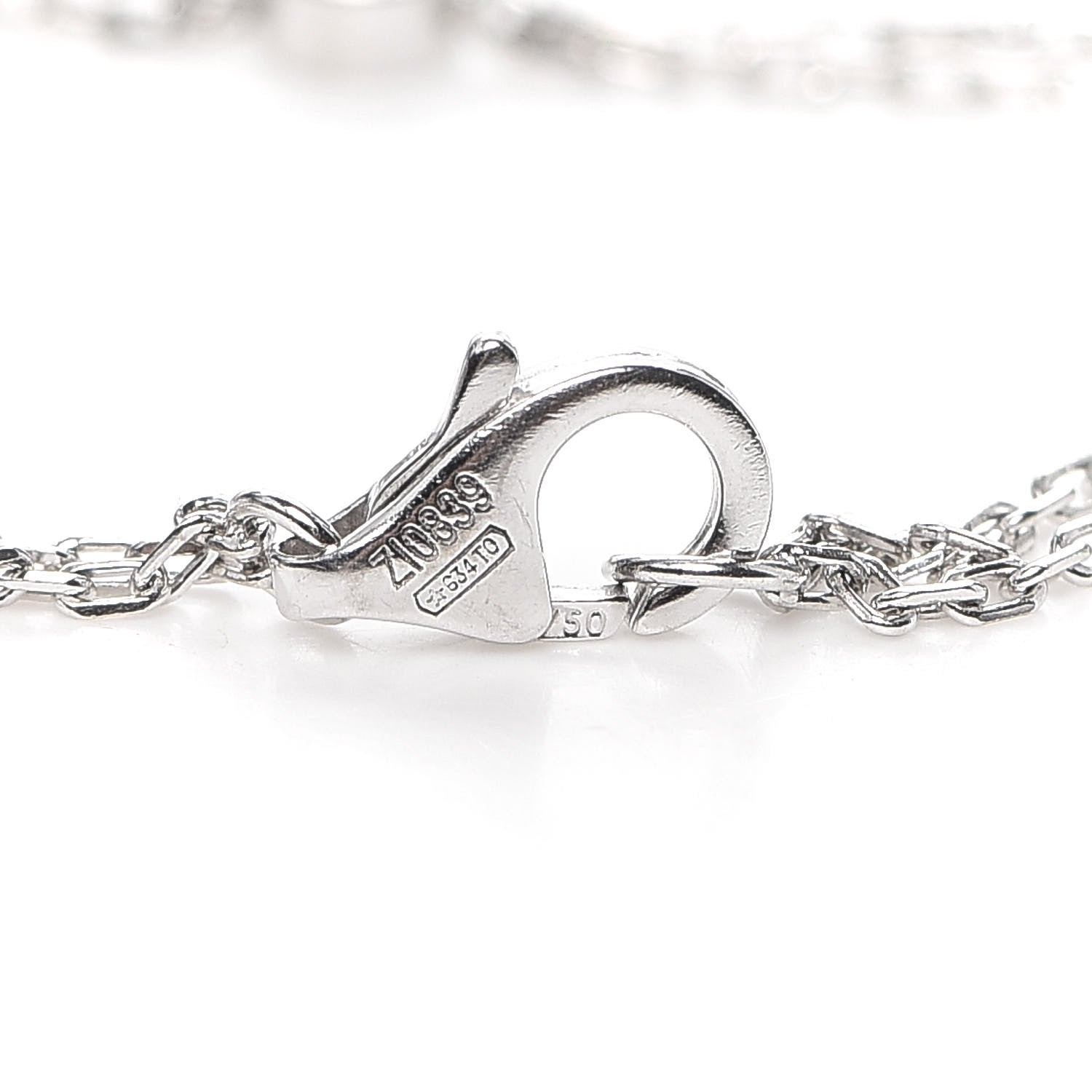 Cartier 18K White Gold Diamond LOVE Bracelet 4 of 5
