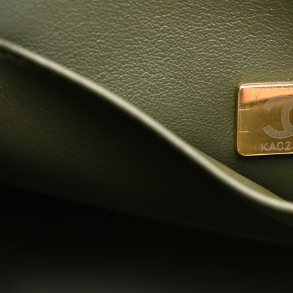 Chanel Caviar Quilted Mini Coco First Flap Khaki 7 of 12