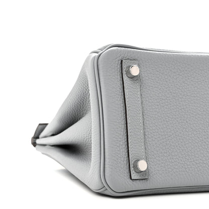 Hermes Togo Birkin 25 Gris Pantin 9 of 11