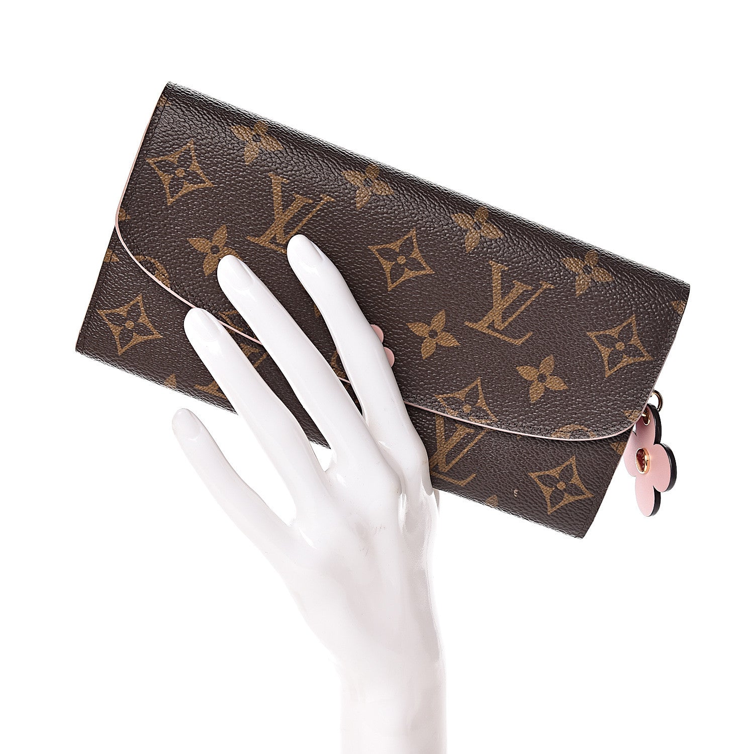 Louis Vuitton Monogram Bloom Flower Emilie Wallet 2 of 8