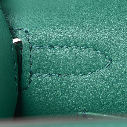 Hermes Swift Kelly Pochette Clutch Vert Vertigo 20 of 29