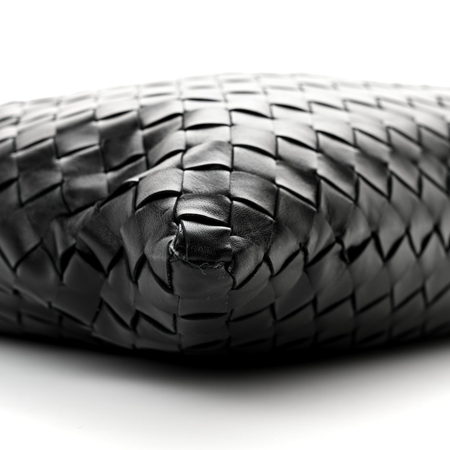 Bottega Veneta Calfskin Intrecciato Small Hop Black 9 of 10