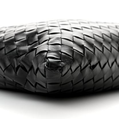 Bottega Veneta Calfskin Intrecciato Small Hop Black 9 of 10