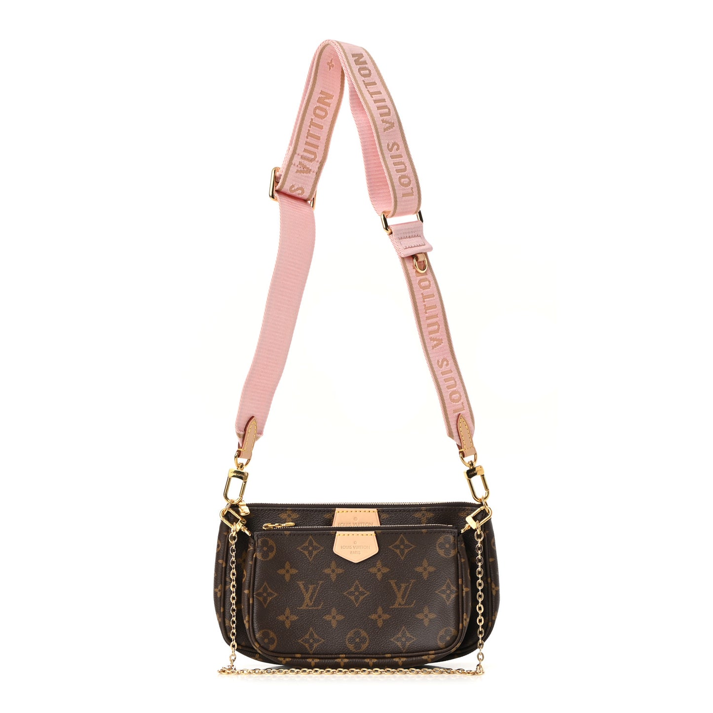 Monogram Multi Pochette Accessories Rose Clair
