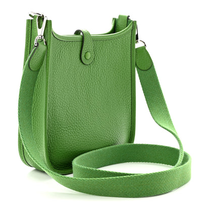 Hermes Taurillon Clemence Amazone Evelyne TPM Bambou 3 of 11