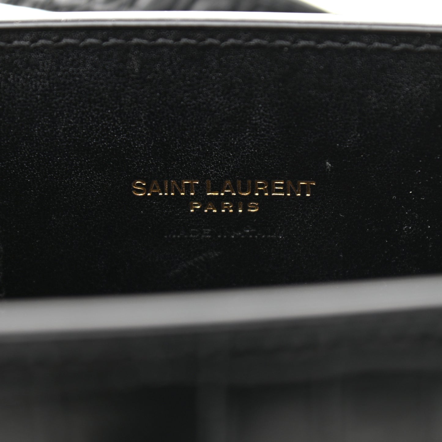 Calfskin Crocodile Embossed Nano Sac De Jour Black