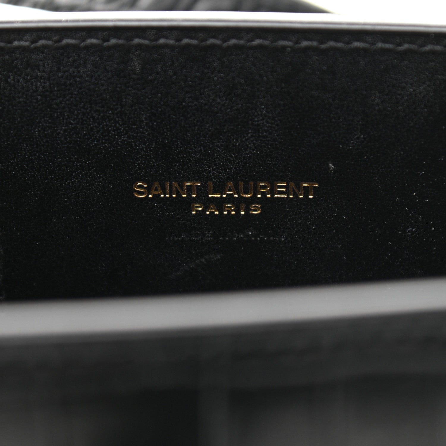 Saint Laurent Calfskin Crocodile Embossed Nano Sac De Jour Black 6 of 10