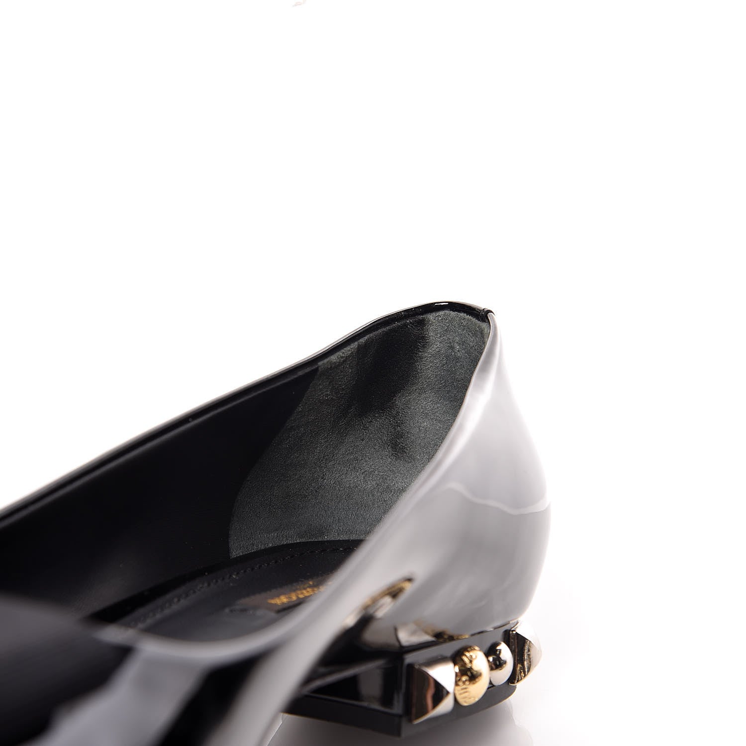 Louis Vuitton Patent Grosgrain Bow Ballet Flats 40 Black 13 of 16