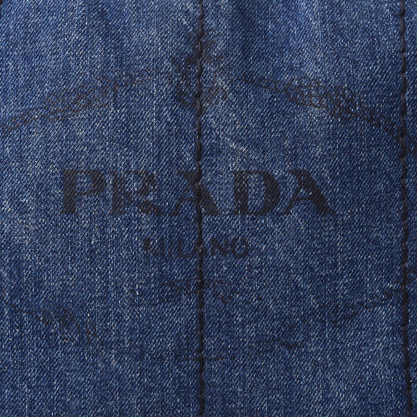 Denim Small Logo Tote Avio