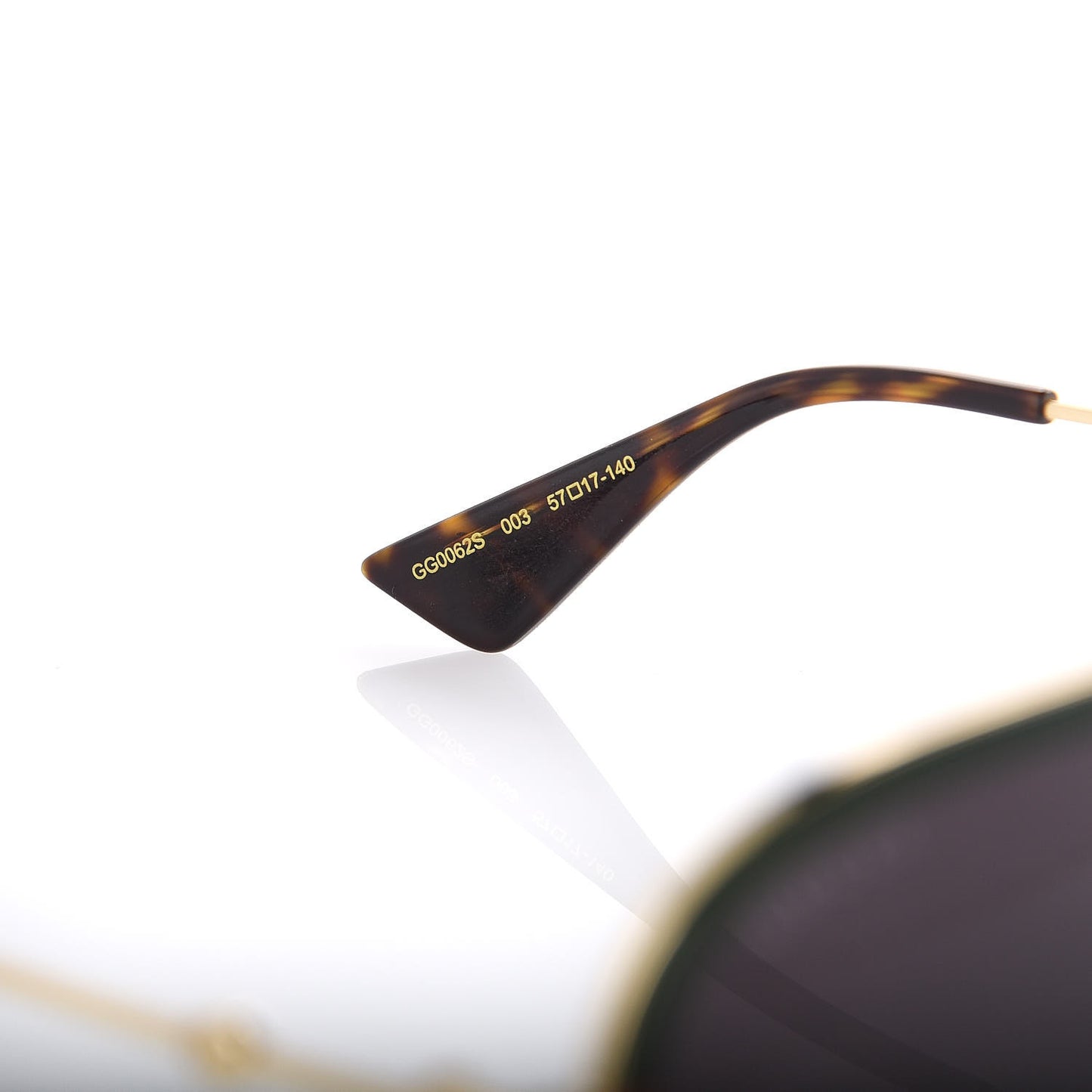 Web Aviator Sunglasses GG0062S Green Red