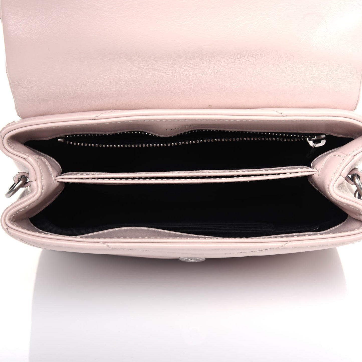 Calfskin Y Quilted Monogram Toy Loulou Crossbody Bag Marble Pink