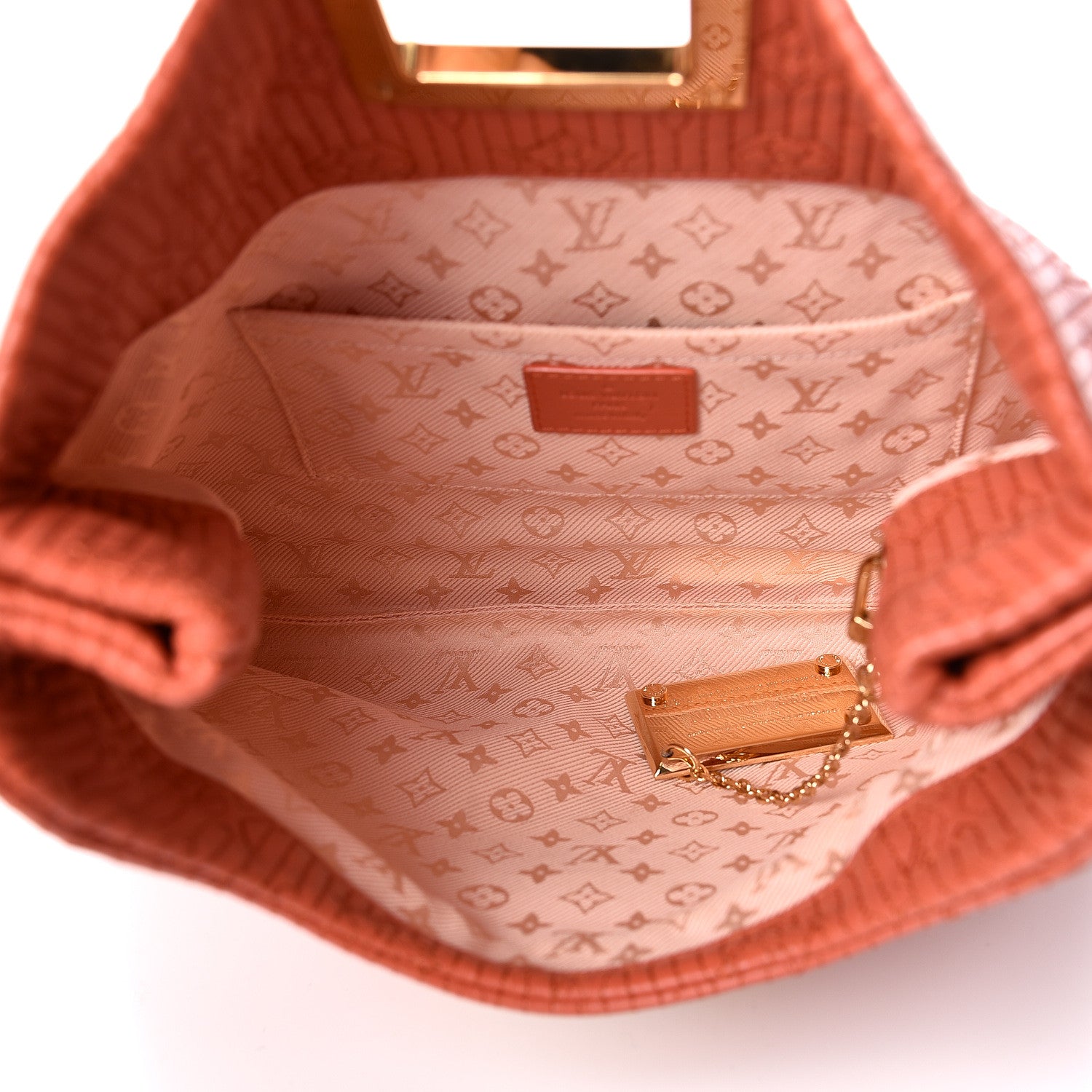 Louis Vuitton Calfskin Quilted Monogram Altair Clutch Rose 5 of 8