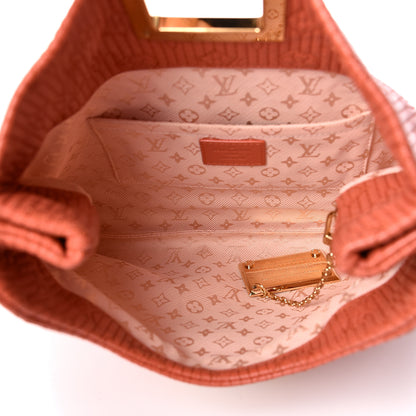 Louis Vuitton Calfskin Quilted Monogram Altair Clutch Rose 5 of 8