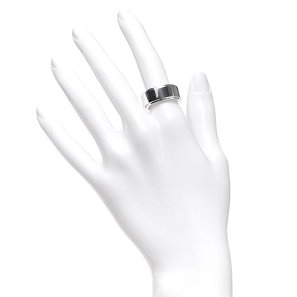 Tiffany Sterling Silver 9mm Metropolis Screw Band Ring 53 6.25 2 of 5