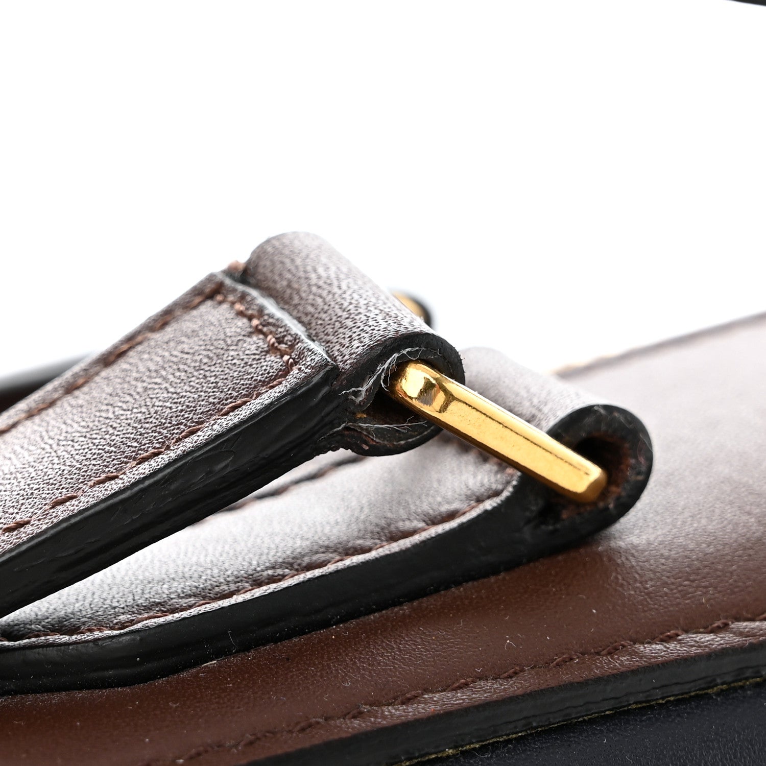 Celine Smooth Calfskin Small Tri-Color Ring Bag Navy 11 of 11