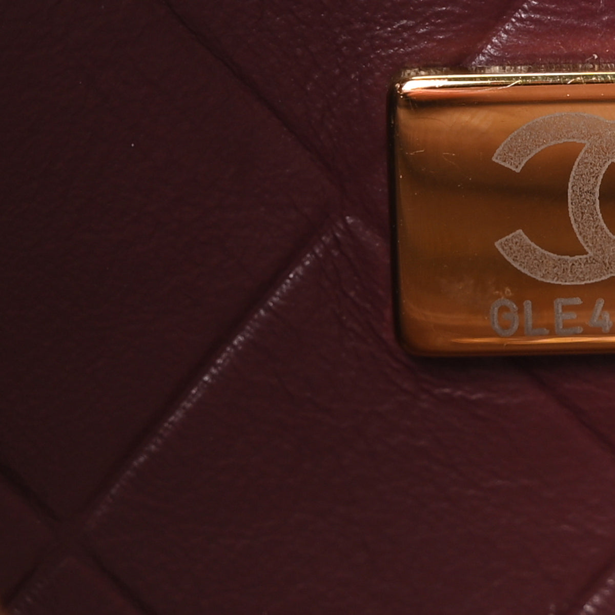 Caviar Quilted Medium Moon Messenger Burgundy
