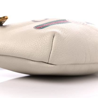 Gucci Grained Calfskin Small Logo Belt Bag White 8 of 10