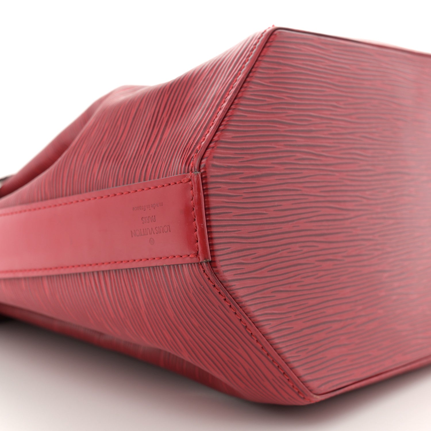 Louis Vuitton Epi Sac D'Epaule GM Castillan Red 9 of 14
