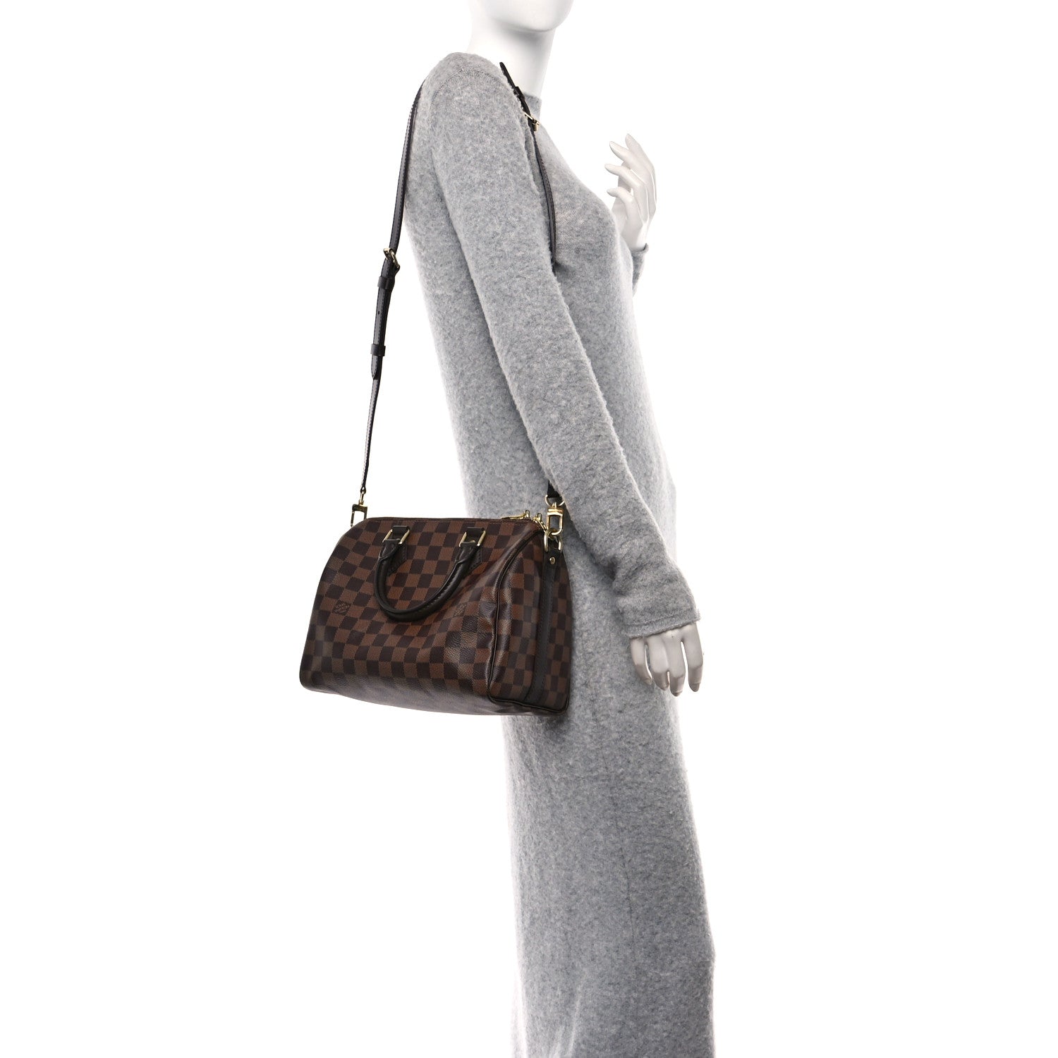 Louis Vuitton Damier Ebene Speedy Bandouliere 25 2 of 12