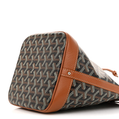 Goyard Goyardine Petit Flot Bucket Bag PM Black Gold 10 of 14