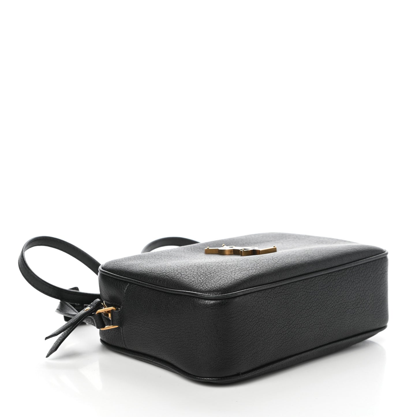 Lambskin Monogram Small Lou Camera Bag Black