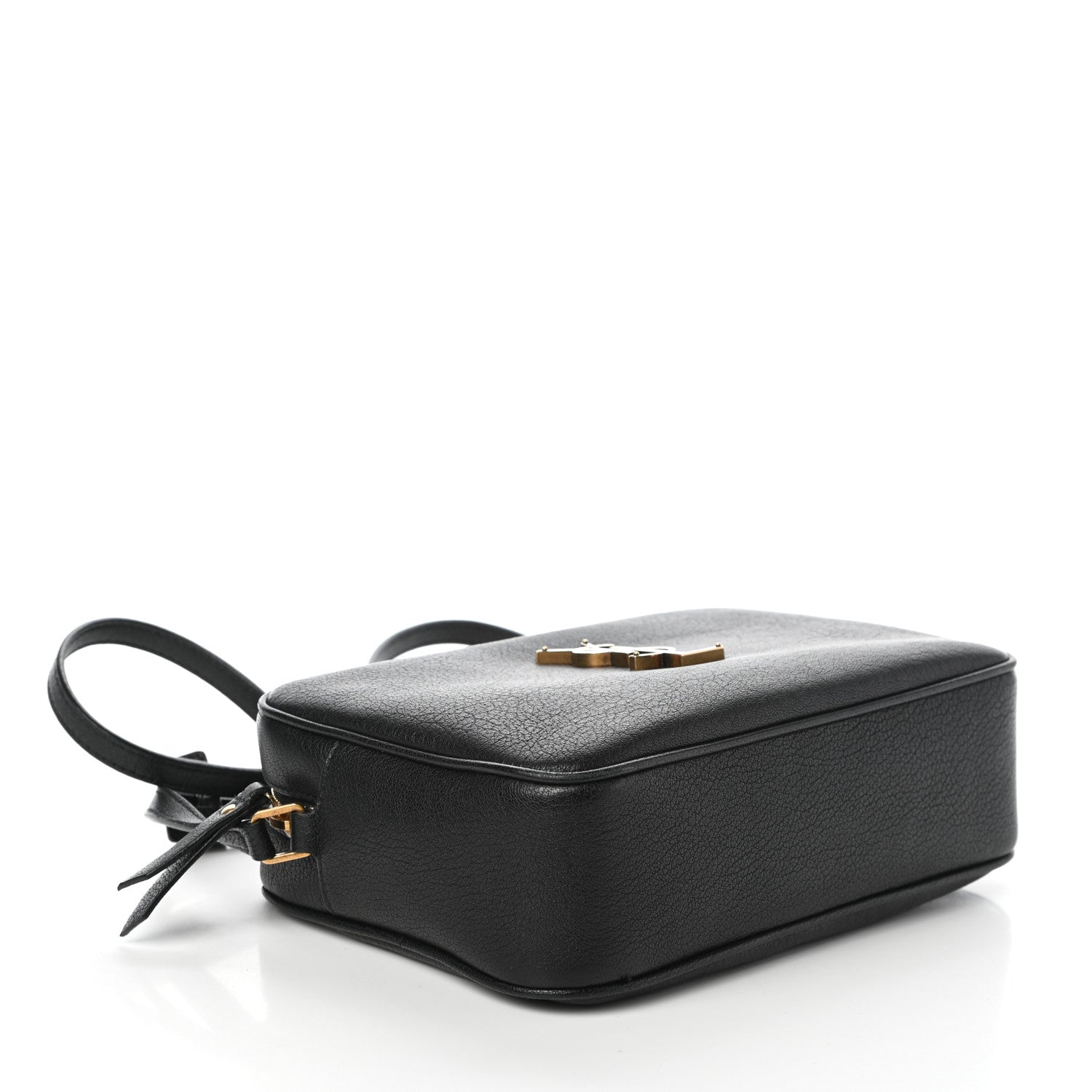 Saint Laurent Lambskin Monogram Small Lou Camera Bag Black 4 of 8