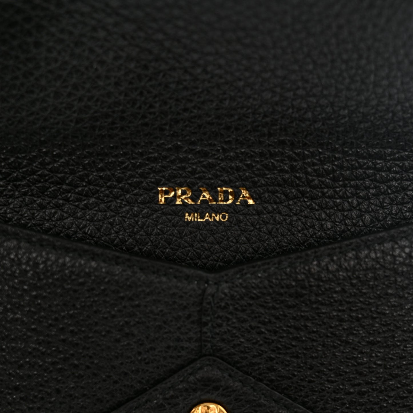 Vitello Daino Envelope Wallet Black