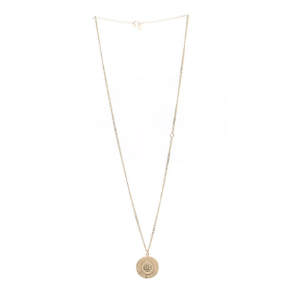 Chanel Medallion CC Rue Cambon Chain Necklace Gold 3 of 7
