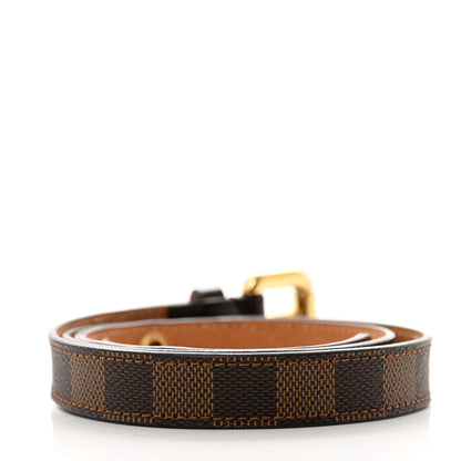 Louis Vuitton Damier Ebene 20mm Belt 80 32 2 of 8