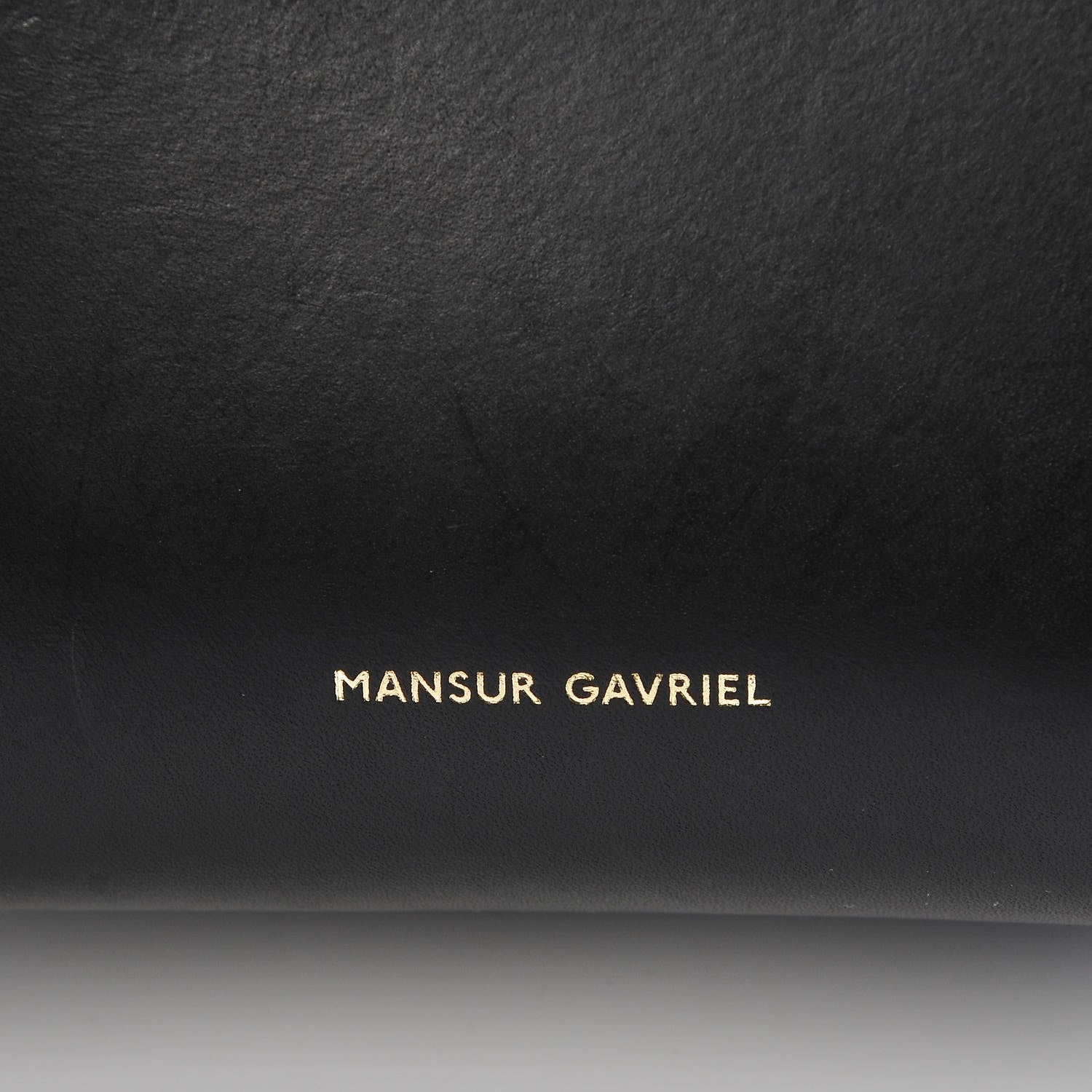Mansur Gavriel Calfskin Mini Mini Bucket Bag Black Flamma 6 of 7