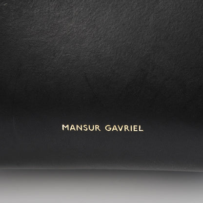 Mansur Gavriel Calfskin Mini Mini Bucket Bag Black Flamma 6 of 7