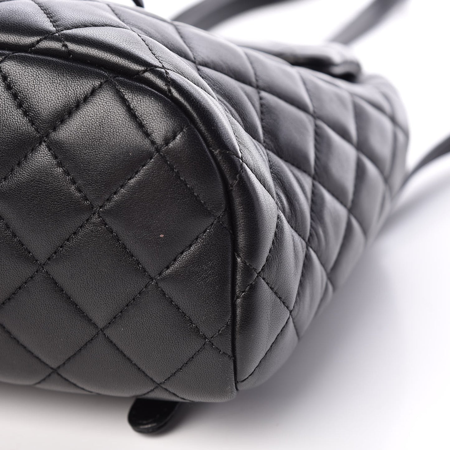Lambskin Quilted Mini Urban Spirit Backpack Black