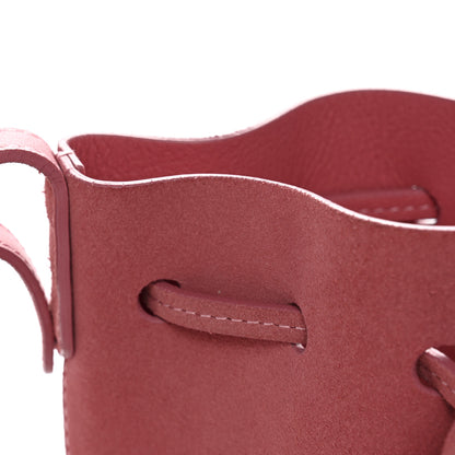 Mansur Gavriel Suede Mini Mini Bucket Bag Blush 12 of 12