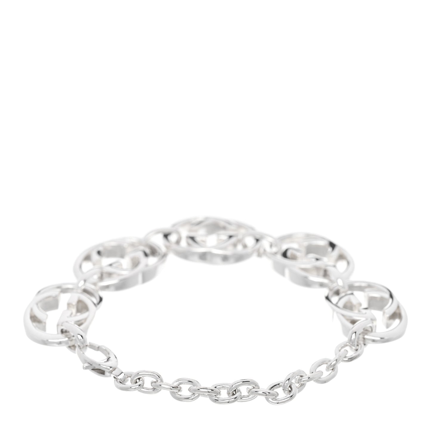 Sterling Silver Britt G Link Bracelet