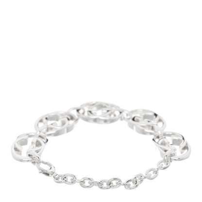 Gucci Sterling Silver Britt G Link Bracelet 2 of 3
