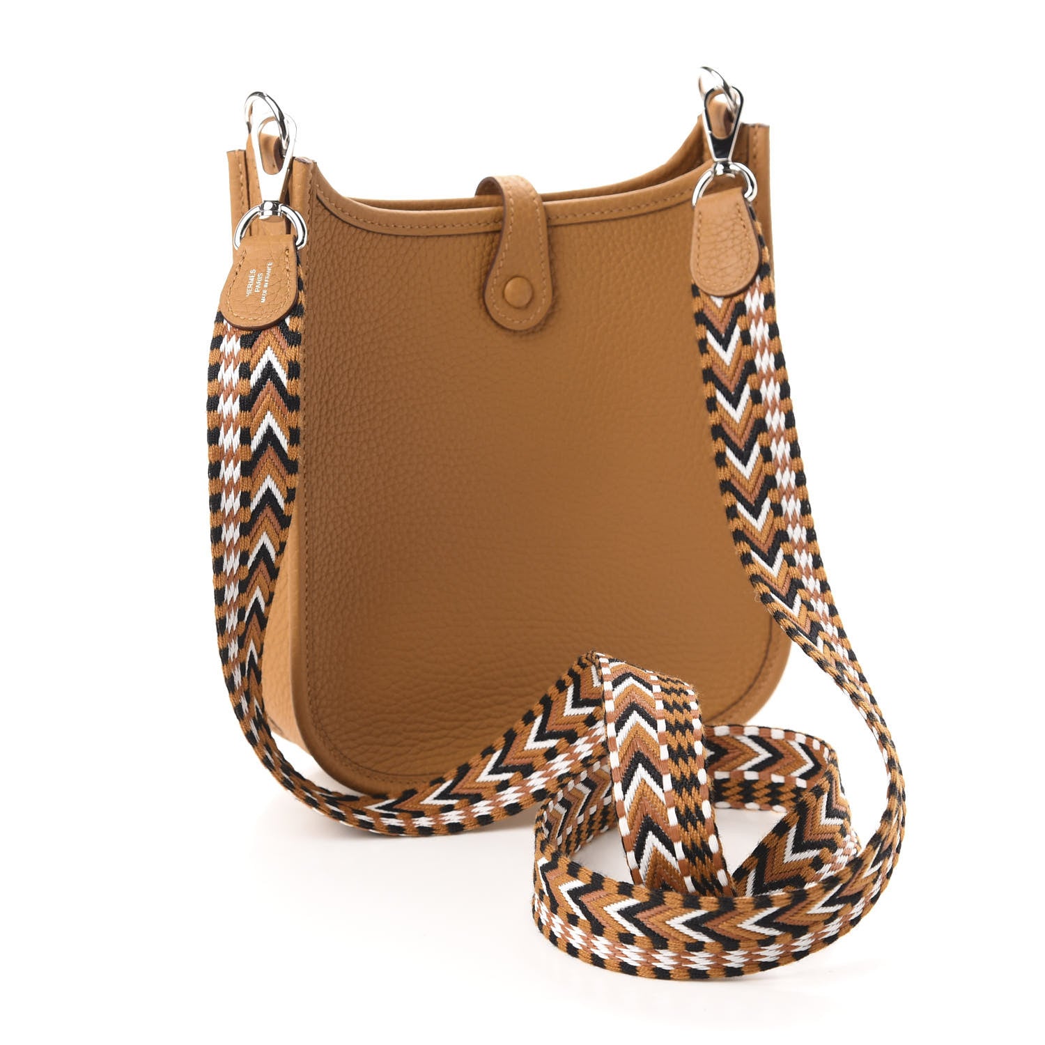 Hermes Taurillon Clemence Allegro Evelyne TPM Sesame 3 of 11