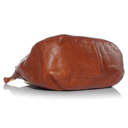 Jimmy Choo Leather Ruby Hobo Bag Cognac 4 of 7