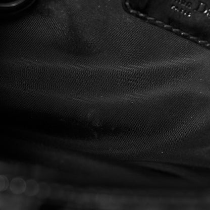 Christian Dior Monogram Saddle Bag Black 10 of 10