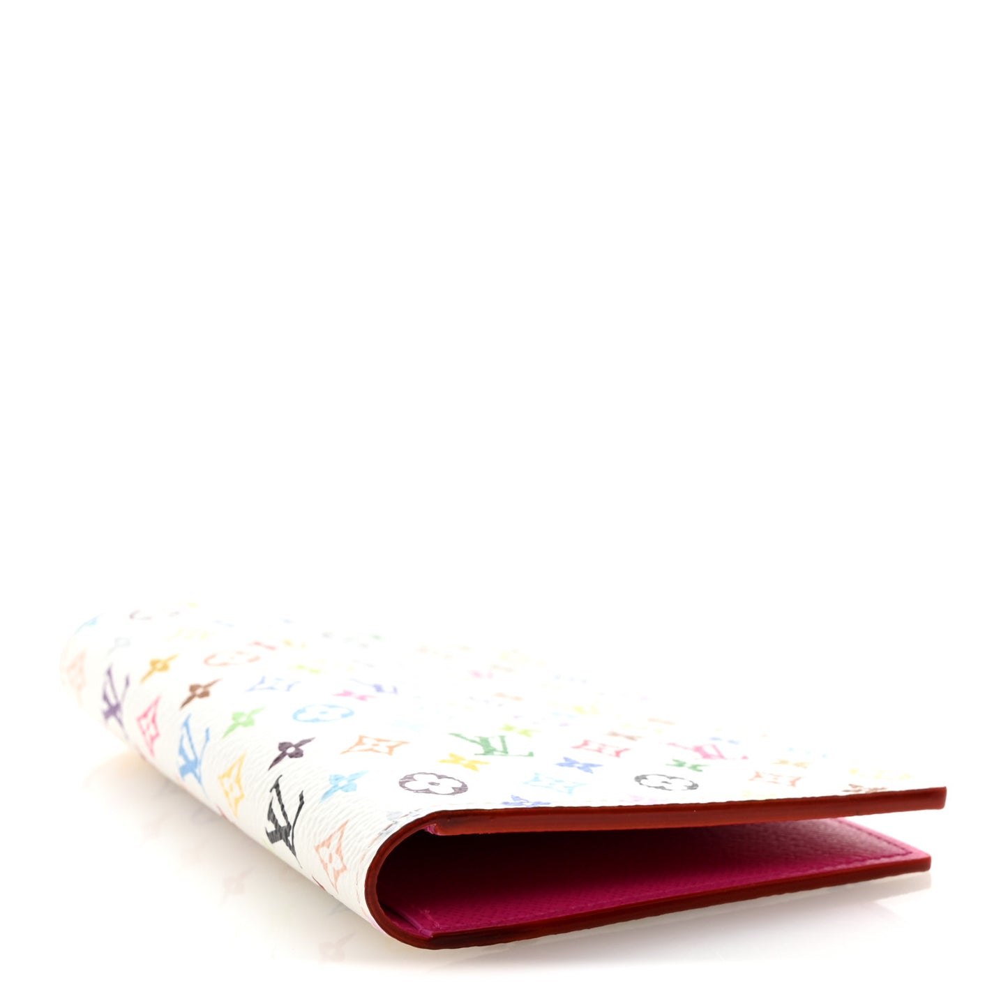 LV X TM Monogram Multicolor Passport Cover White