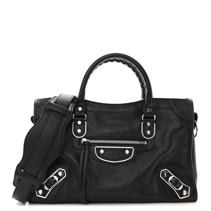 Balenciaga Chevre Silver Metallic Edge Hardware S City Black 1 of 11
