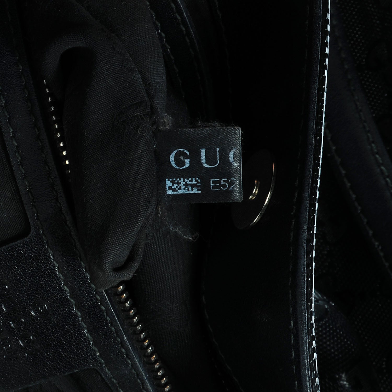 Gucci Imprime Monogram Medium Studded Tote Black 8 of 8