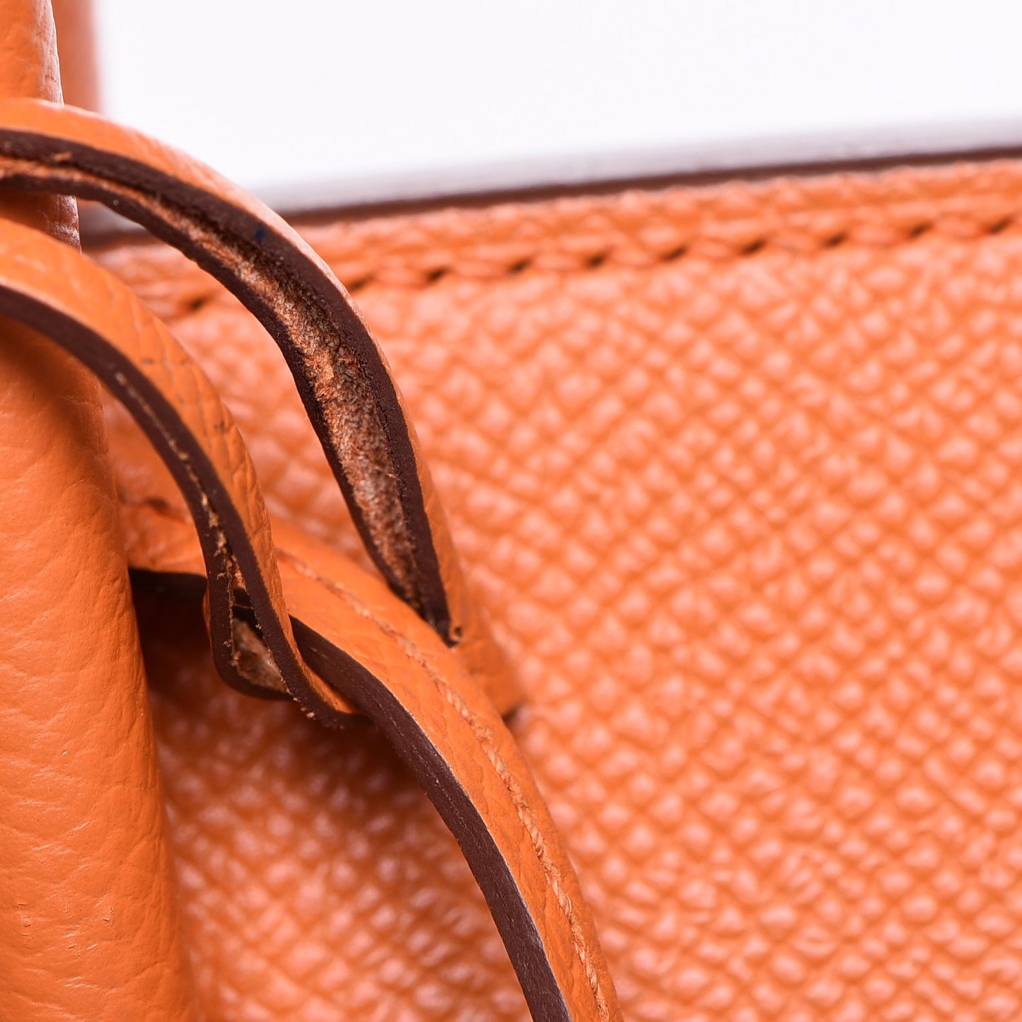Epsom Birkin 35 Orange