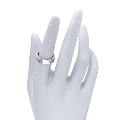 Cartier 18K White Gold 5.5mm LOVE Ring 55 7.25 2 of 4