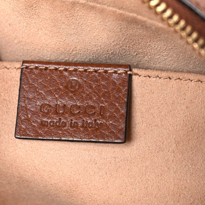 Gucci New Denim GG Monogram Dollar Calfskin Mini Ophidia Shoulder Bag Blue Tea Cuir Epilog 6 of 10