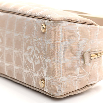 Chanel Nylon Travel Bowler Beige 10 of 10