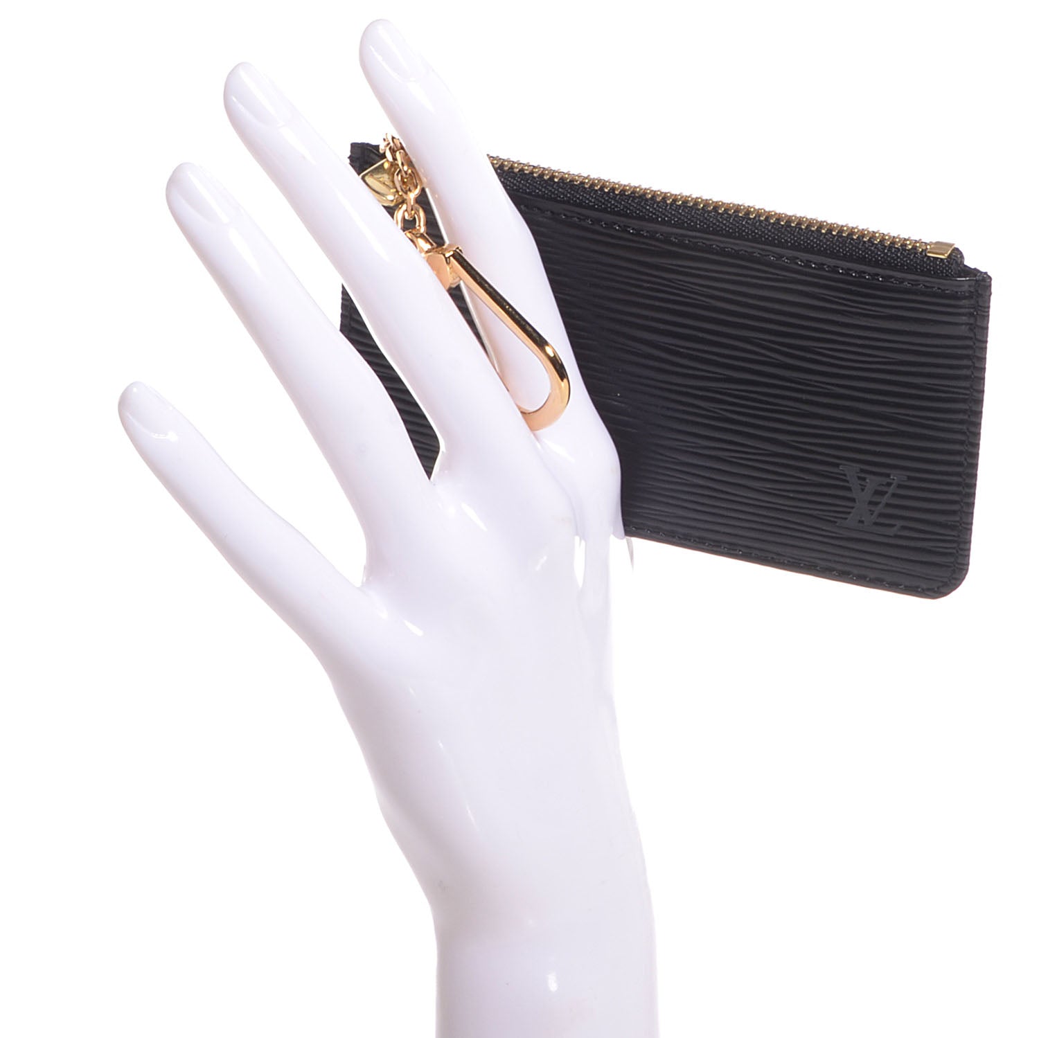 Louis Vuitton Epi Key Pouch Black 2 of 7
