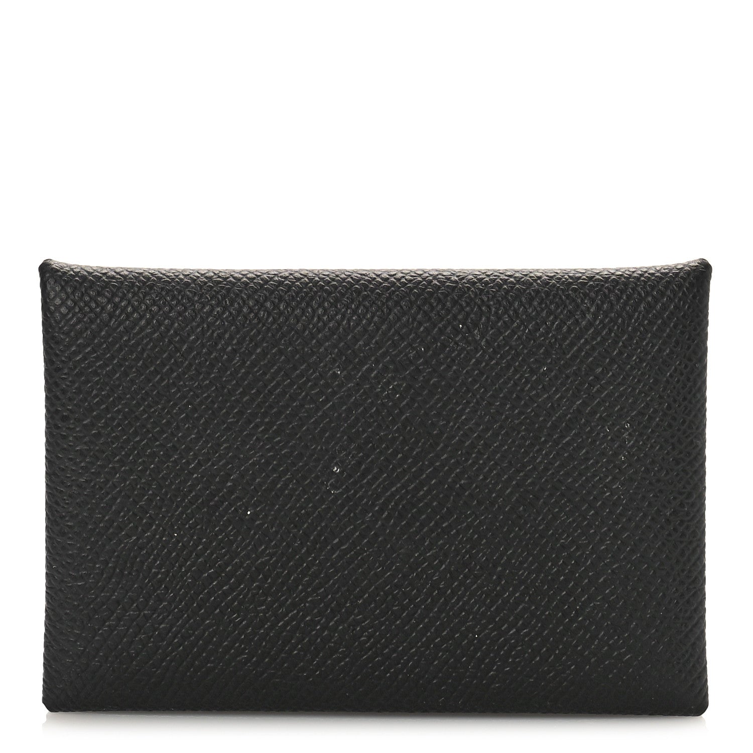 Hermes Epsom Calvi Card Case Black 1 of 8