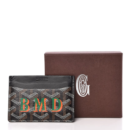 Goyard Goyardine Saint Sulpice Card Holder Black 8 of 8