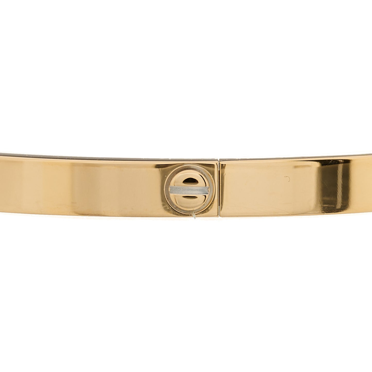18K Yellow Gold Small LOVE Bracelet 17